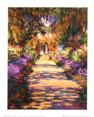 Il Viale Del Gardino-Claude Monet Painting